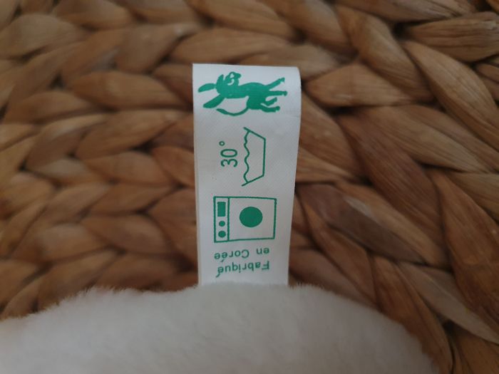 Rare Peluche ours blanc Hauteur 10 cm avec sa boite métal Vert Baudet - photo numéro 10