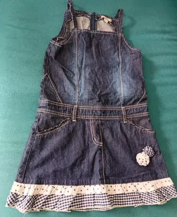 Robe à bretelles en jeans