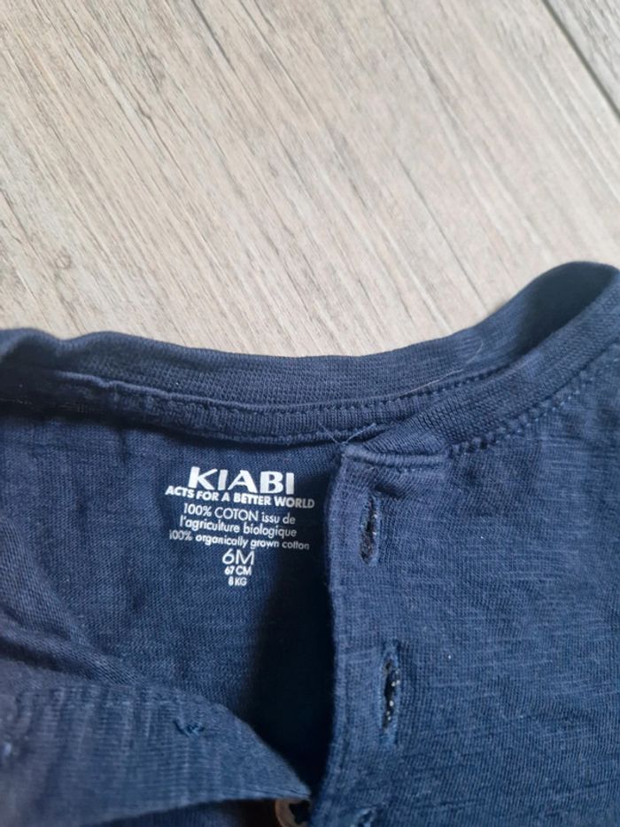 T shirt ML kiabi 6 mois - photo numéro 2