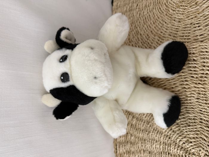 Ancienne peluche vache gimmicks - photo numéro 1