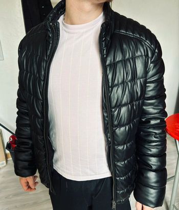 Doudoune homme en similicuir GUESS 🖤 Taille M