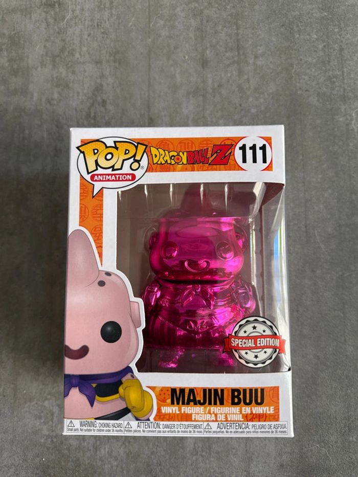 Figurine Funko Pop Dragon Ball Z 111 Majin Buu Spécial Édition