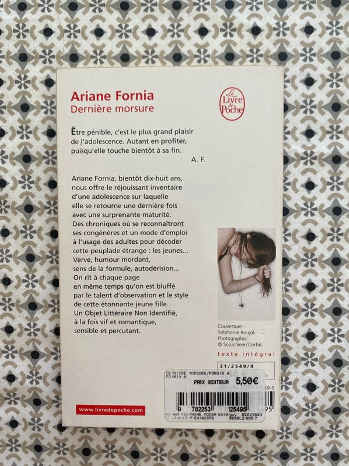 Dernière morsure d’Ariane Fornia - photo numéro 2