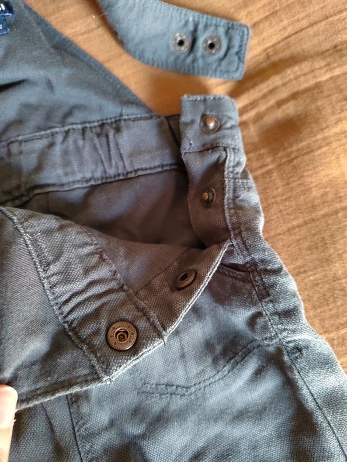 Salopette souple grise kiabi 6 mois - photo numéro 5