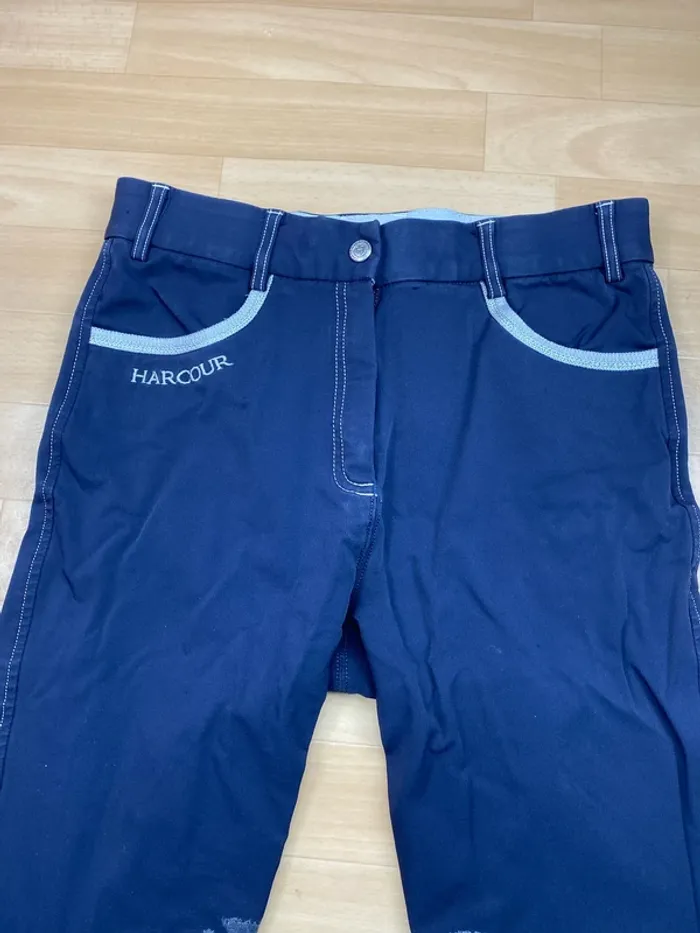 Pantalon d’équitation Harcour – Bleu marine – Taille 38 - photo numéro 7