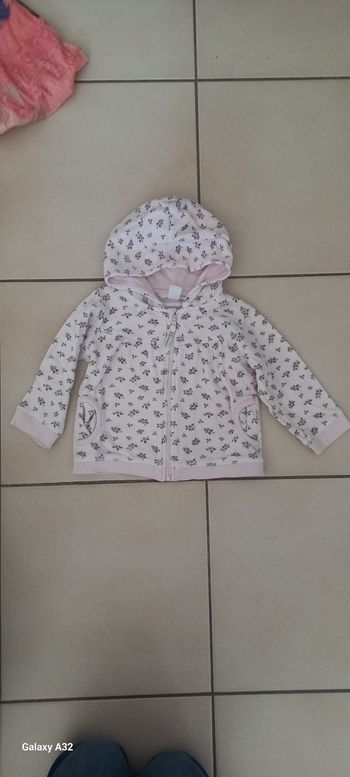 Gilet sweat zipp