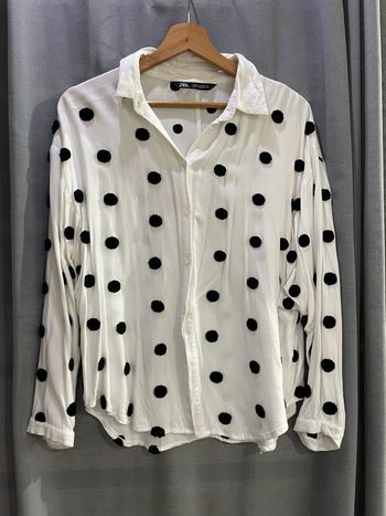 chemise à pois