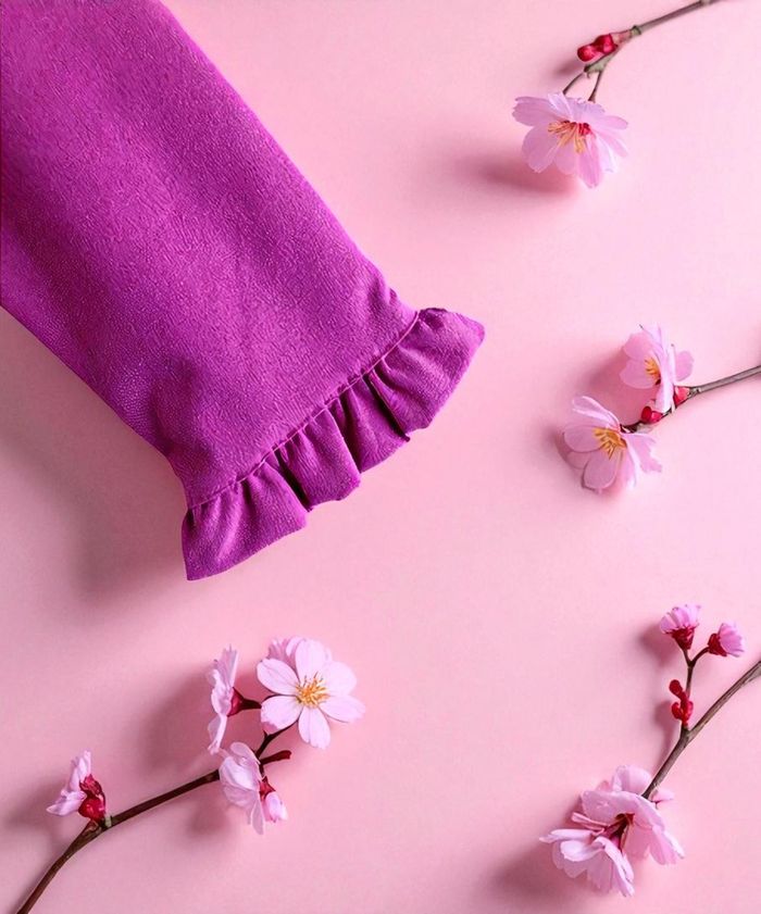 SERGENT MAJOR - ROBE FILLE VIEUX ROSE AVEC BRODERIES FLEURS, VOLANTS & PLIS 5A - photo numéro 6