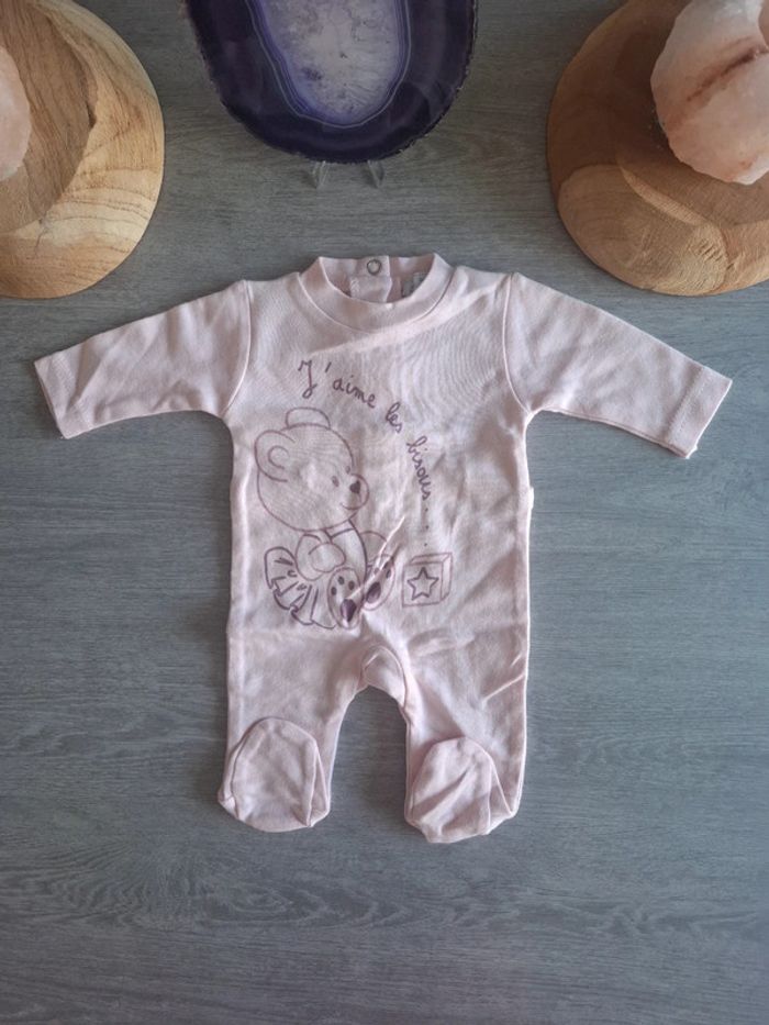 Pyjama 1 piece léger 0 mois naissance - Excellent état - photo numéro 2