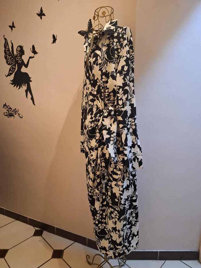 Robe portefeuille fleurie - photo numéro 3