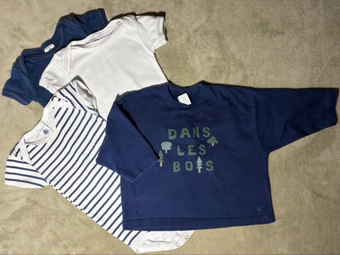 Lot garçon 6 mois Petit Bateau