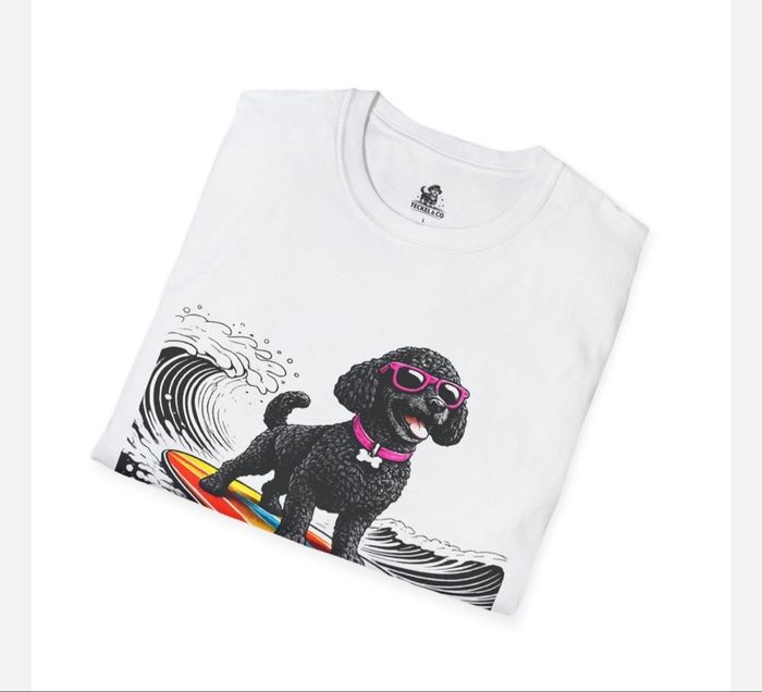 TEE shirt teckel surf tropique taille M neuf - photo numéro 5