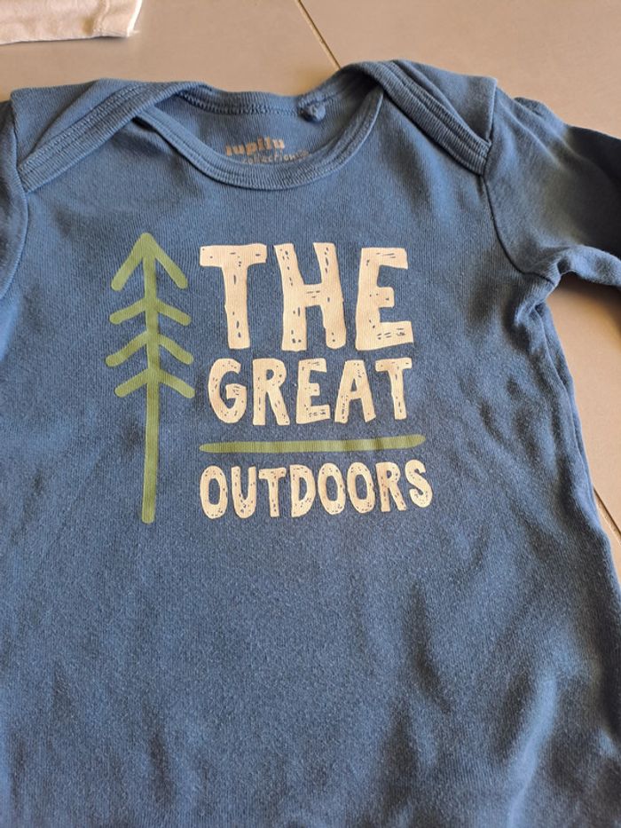 Lot de 2 bodys ML 12-24M Lupilu - TBE - photo numéro 4