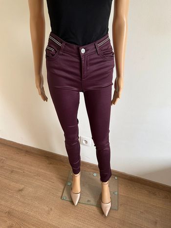 Pantalon huilé bordeaux Morgan taille 34 jamais porté
