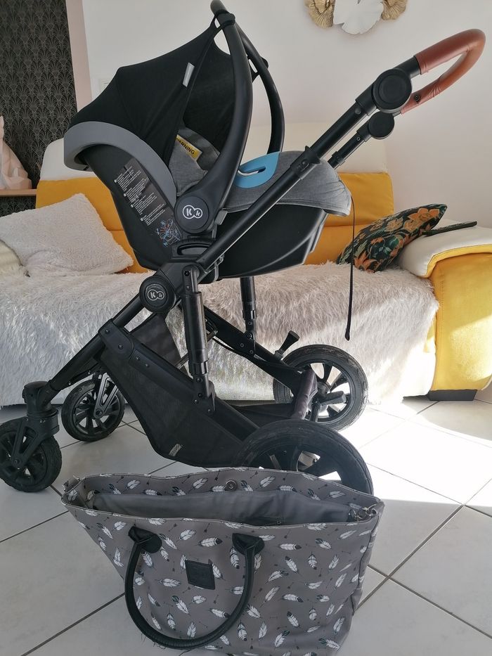 Kinderkraft 3 en 1 poussette /nacelle/siège auto - photo numéro 2