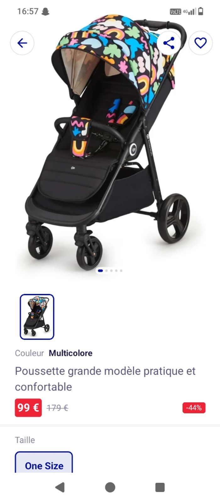 Pousette kinderkraft neuf - photo numéro 4