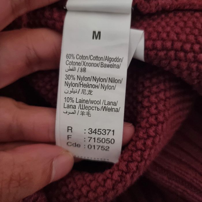 Pull Homme Bordeaux - Bizzbee - photo numéro 5