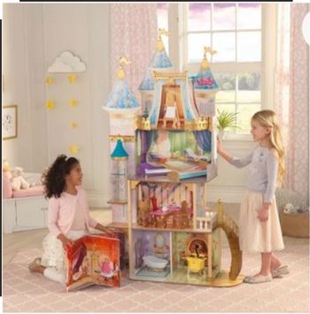 Grande Maison de poupée en bois avec boîte Kidkraft Disney Princess Royal Célébration