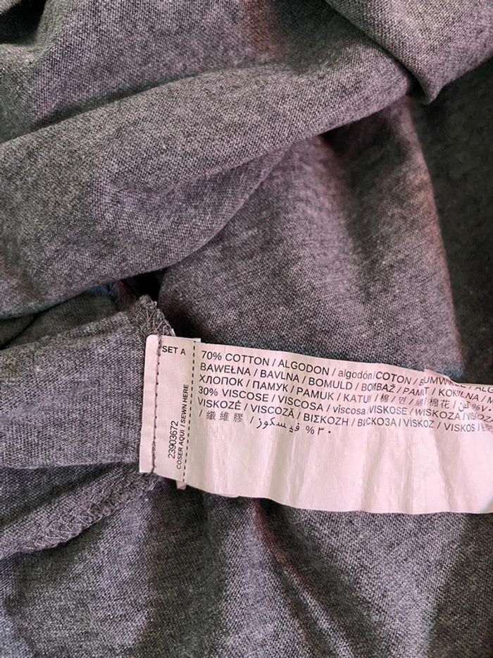 T-shirt manches longues Mango gris - photo numéro 4