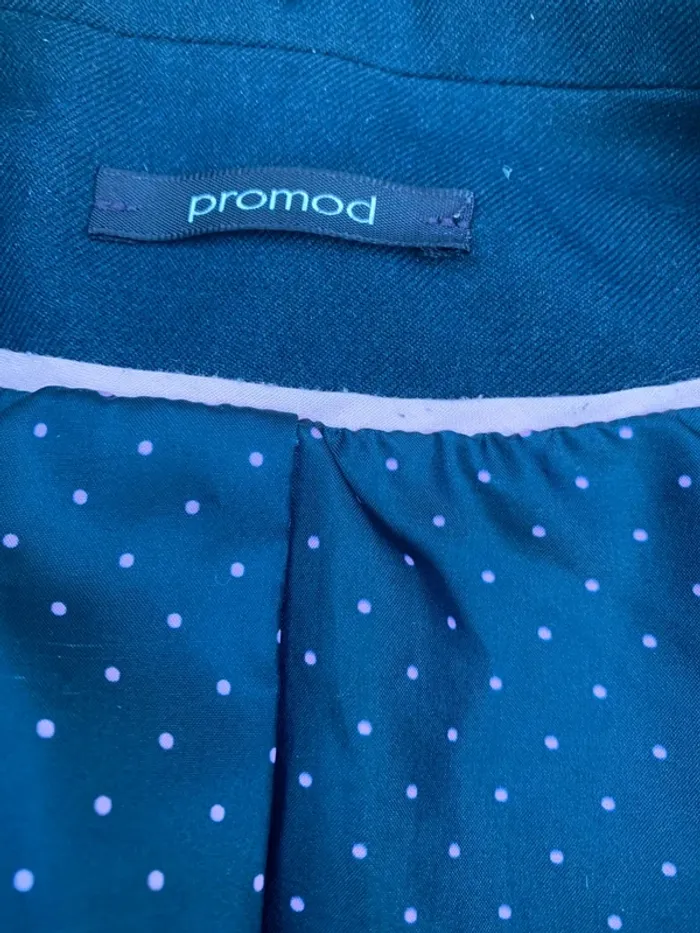 Blazer Promod bleu marine taille 40 - photo numéro 7