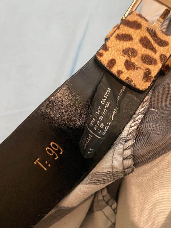 Ceinture corset mango cuir taille unique - photo numéro 4