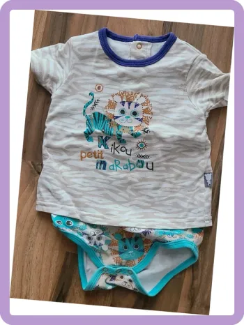 Body grenouillère 9 mois Petit Béguin