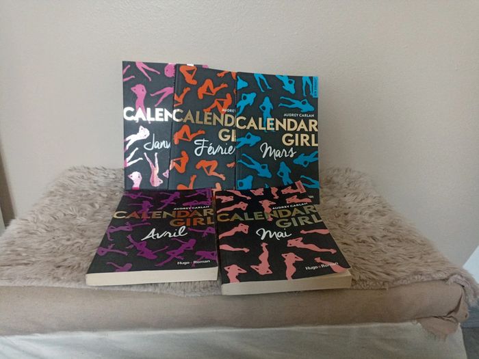 5 Livres calendar girl - Audrey Carlan