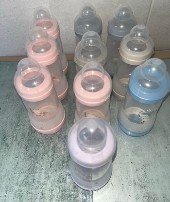 Lot de 10 biberons MAM - 260 Ml