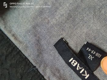 Chemise XL-eur 43-44 Kiabi Réduction jusqu'à -70%