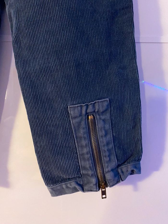 Pantalon en velours côtelé uni - photo numéro 9