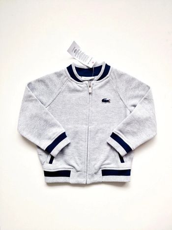 Lacoste - Gilet à longues manches, fermeture zippée - Neuf avec étiquette ! (2 ans)