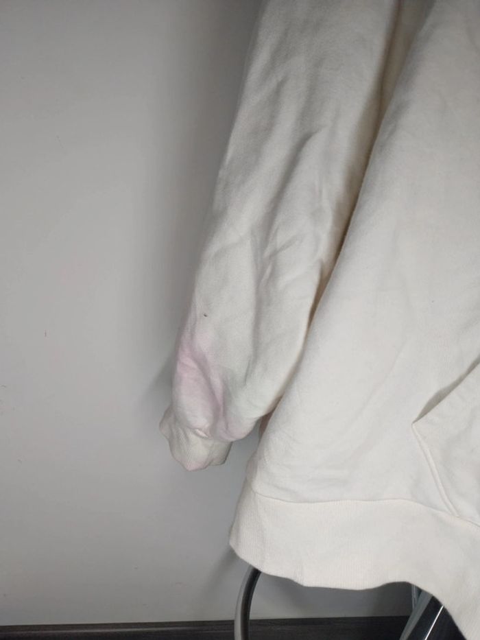 Pull puma blanc et rose XL en très bon état - photo numéro 4
