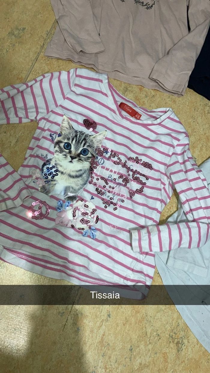 5 t-shirts manches longues 4 ans - photo numéro 2