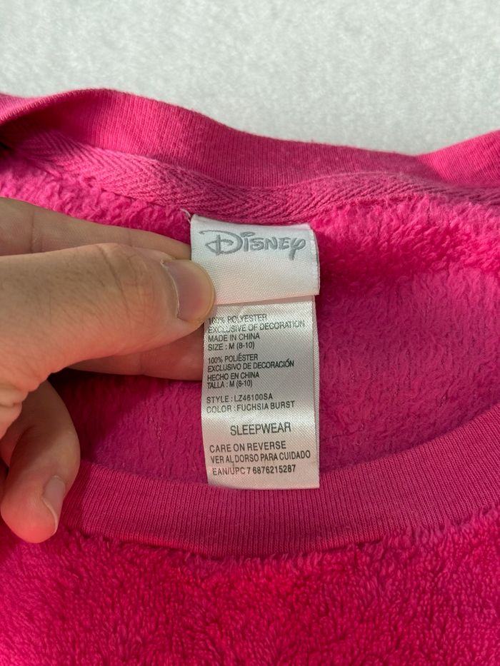 Haut de pyjama a manche longue disney minnie rose et noir taille M pour femme - photo numéro 9