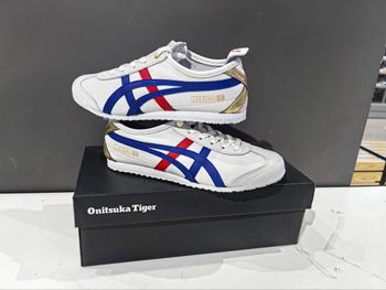 Onitsuka Tiger Mexico 66 White Blue Red Metallic Gold	 40
