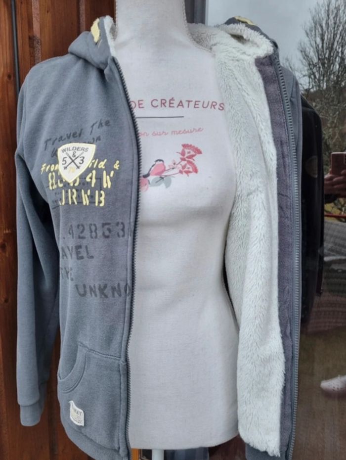 Veste à capuche T. 14 ans - photo numéro 7