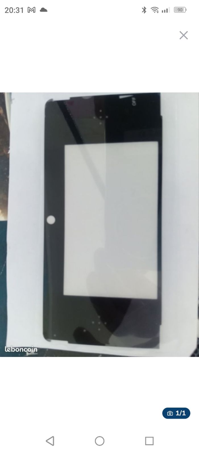 Cache écrans supérieur neuf Nintendo 3ds lot plusieurs pièces pour Nintendo 3ds différentes dispo