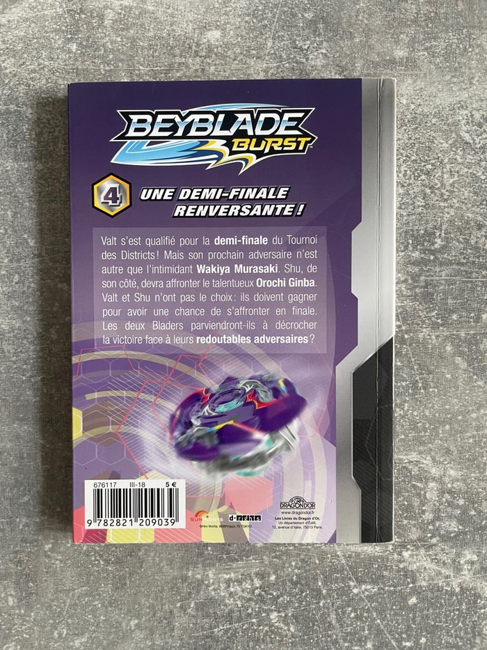 Livre pour enfant, Beyblade Burst Tome 4 en version française. - photo numéro 2