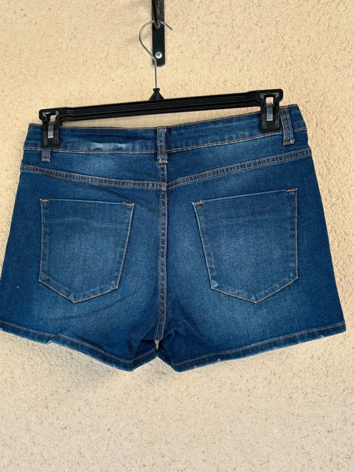 Short en jean foncé - Kiabi - taille 38 - photo numéro 4