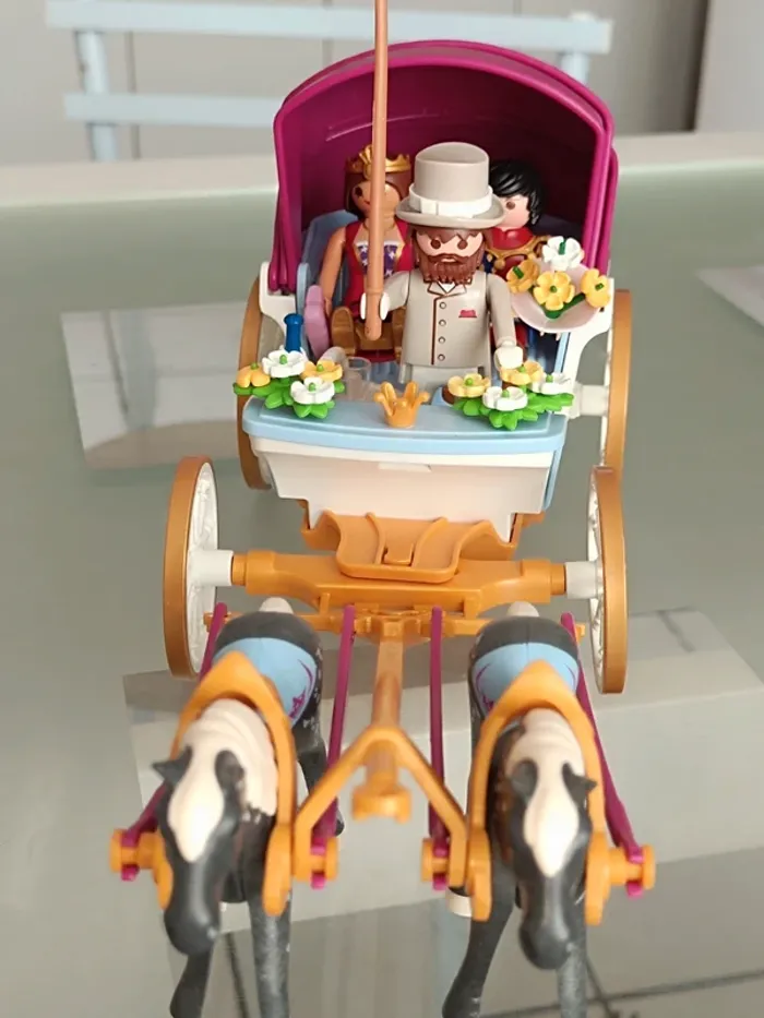 Calèche princesse-Playmobil 🩷 - photo numéro 2