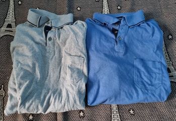 Lot 2 polo à manches longues