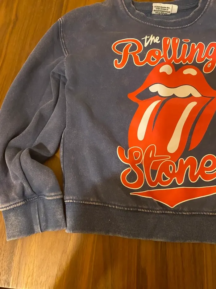 Sweat bleu The Rolling stones 7-8 ans Primark - photo numéro 2