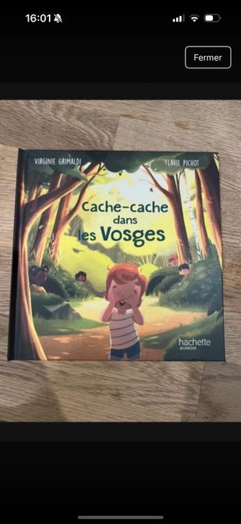 Livre McDo cache cache dans les Vosges