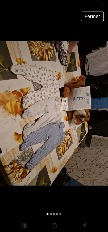 Lot de 3 leggings 6 mois