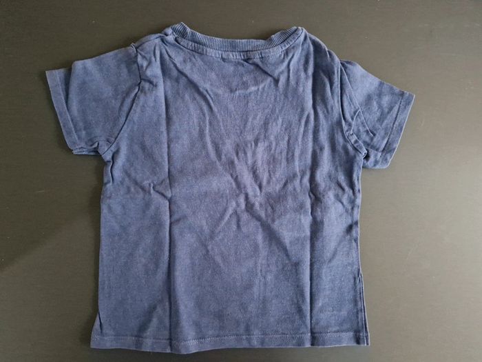 Tee-shirt manches courtes garçon mango bleu marine Summer vibes 98 cm - photo numéro 4