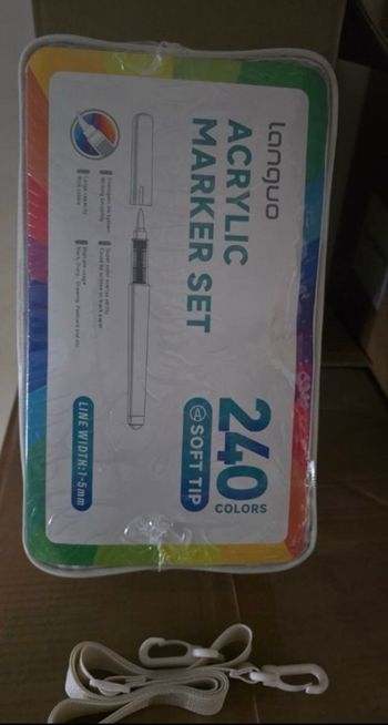 240 feutres acryliques Languo brush neufs