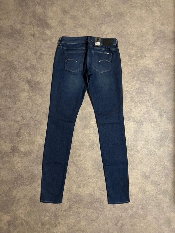 Jean femme G-star taille basse super skinny W25 L32 neuf avec étiquette - photo numéro 3