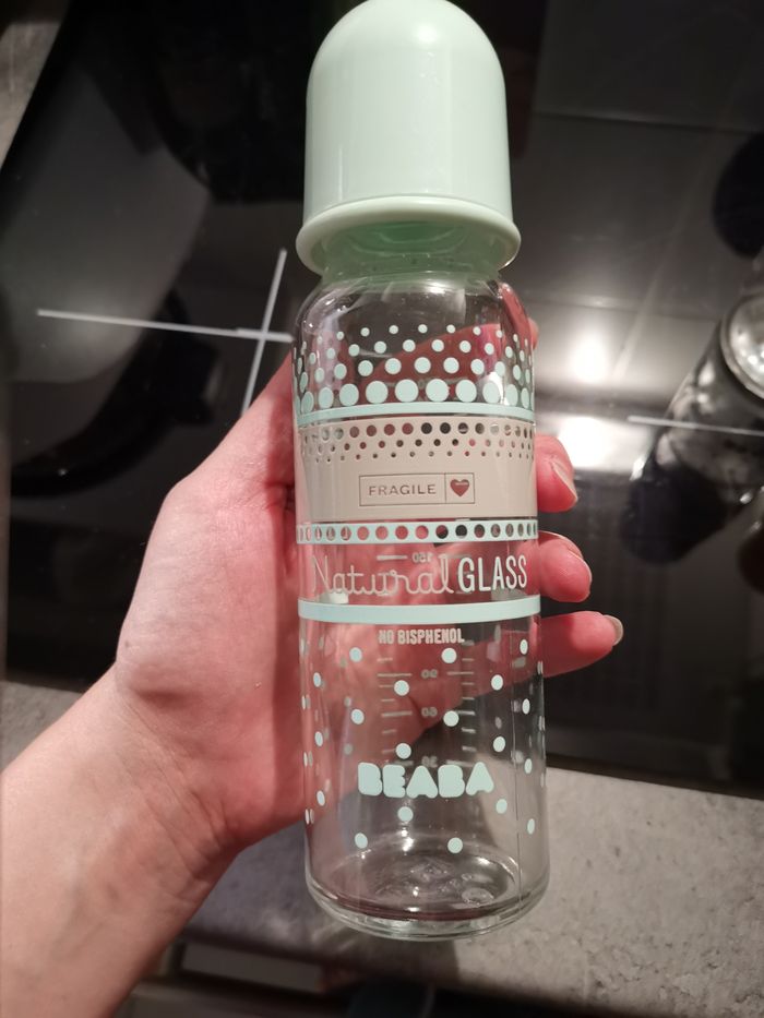 Lot de 3 biberons beaba natural glass - photo numéro 2