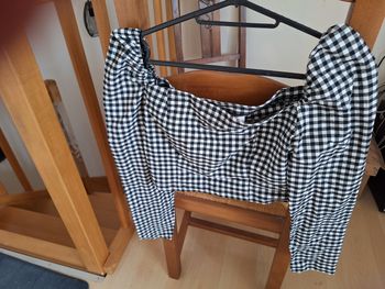 Haut courte manches longues