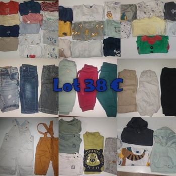 Lot 3 mois . 48 pièces automne/hiver